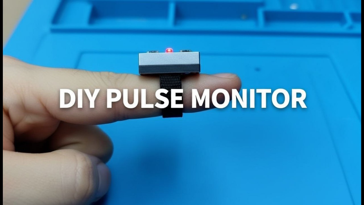 ❤️ Build a DIY Finger Pulse Monitor &mdash; compact, rechargeable, and easy to assemble!