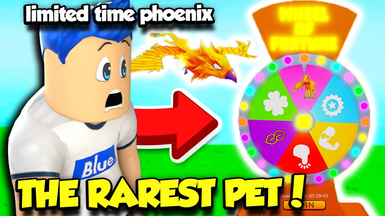 I Spun The WHEEL OF FORTUNE And Got The SECRET PHOENIX PET In Tapping Simulator!! (Roblox)