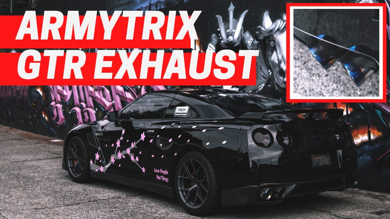 Nissan GT-R R35 w/ Valvetronic ArmyTrix Exhaust