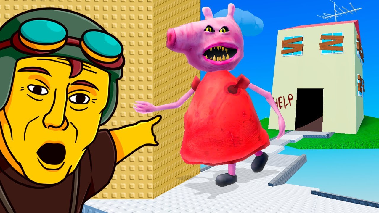 ENTRÉ a la TORRE TROLL de HUNGRY PIG en ROBLOX
