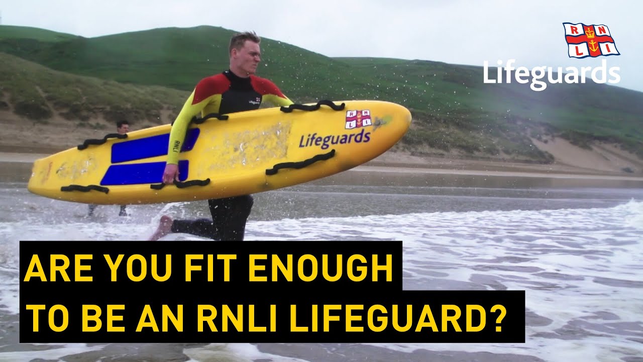 Are you fit enough to be an RNLI beach lifeguard?