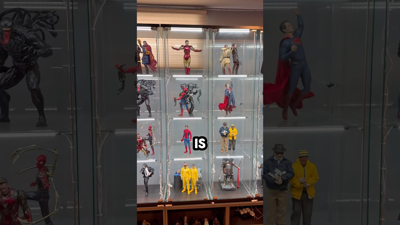 Rearranging my ENTIRE $15K Hot Toys collection #fyp #hottoys #collection #actionfigures #marvel #toy
