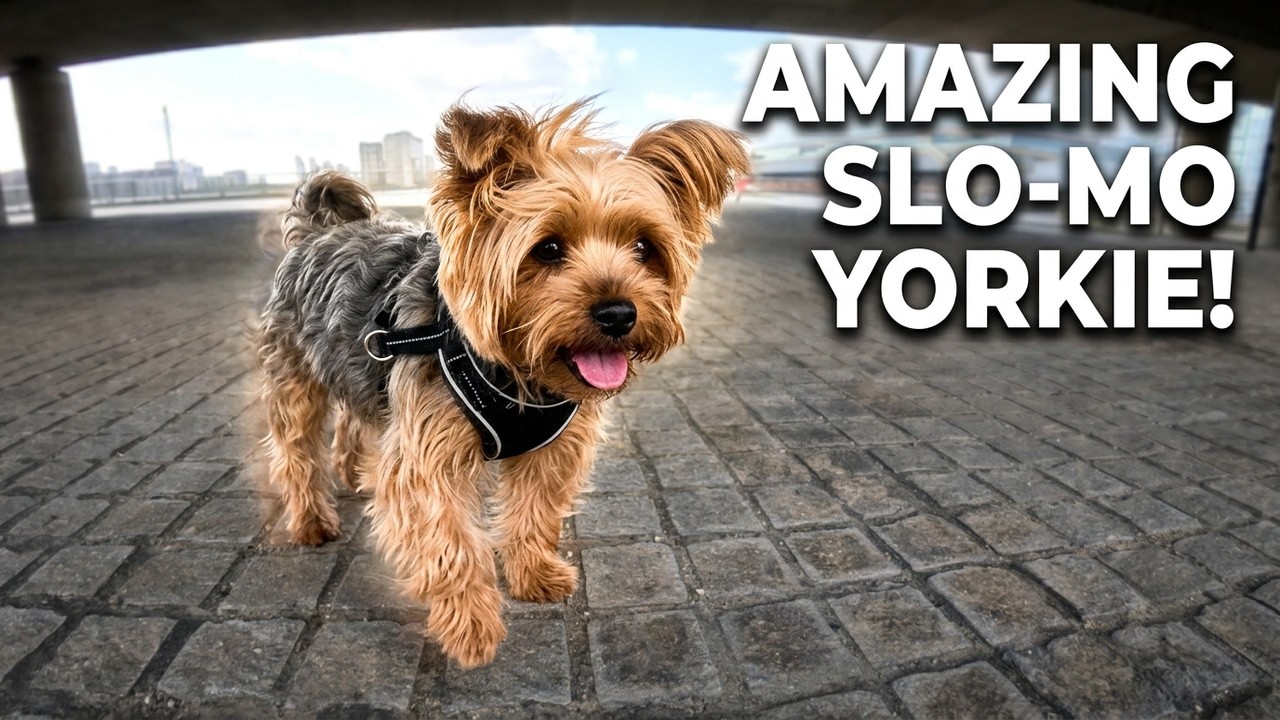 Yorkie Lucy's Amazing Slow Motion Movements