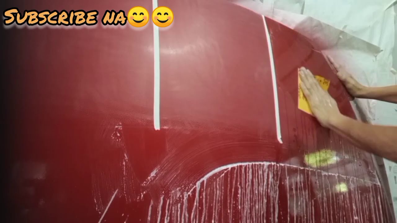 PAANO ANG TAMANG PALIHA AT PAG BUFFING NG NEW PAINT,STEP BY STEP PROCEDURE,(HOOD PANEL)