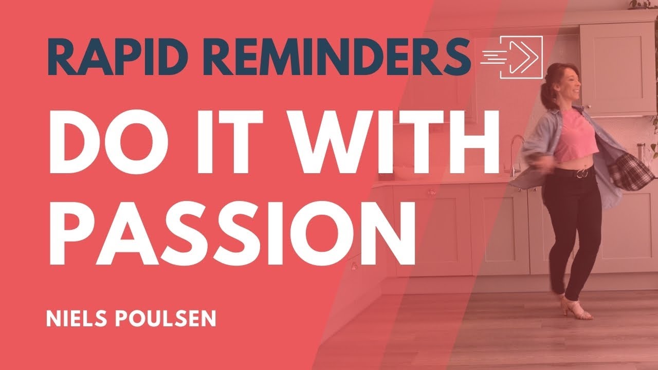 'Do It With Passion' Line Dance Rapid Reminder |  Niels Poulsen
