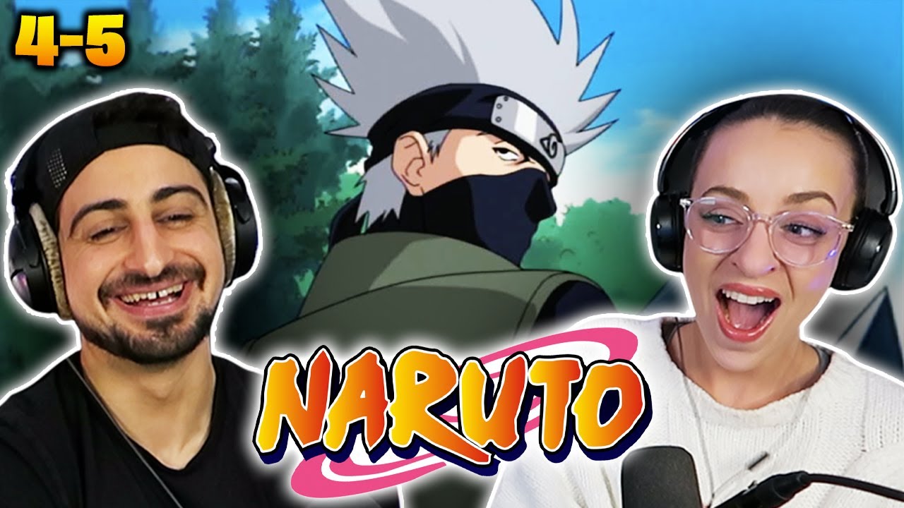 KAKASHI IS A LEGEND! *NARUTO* Episodes 4-5 REACTION!