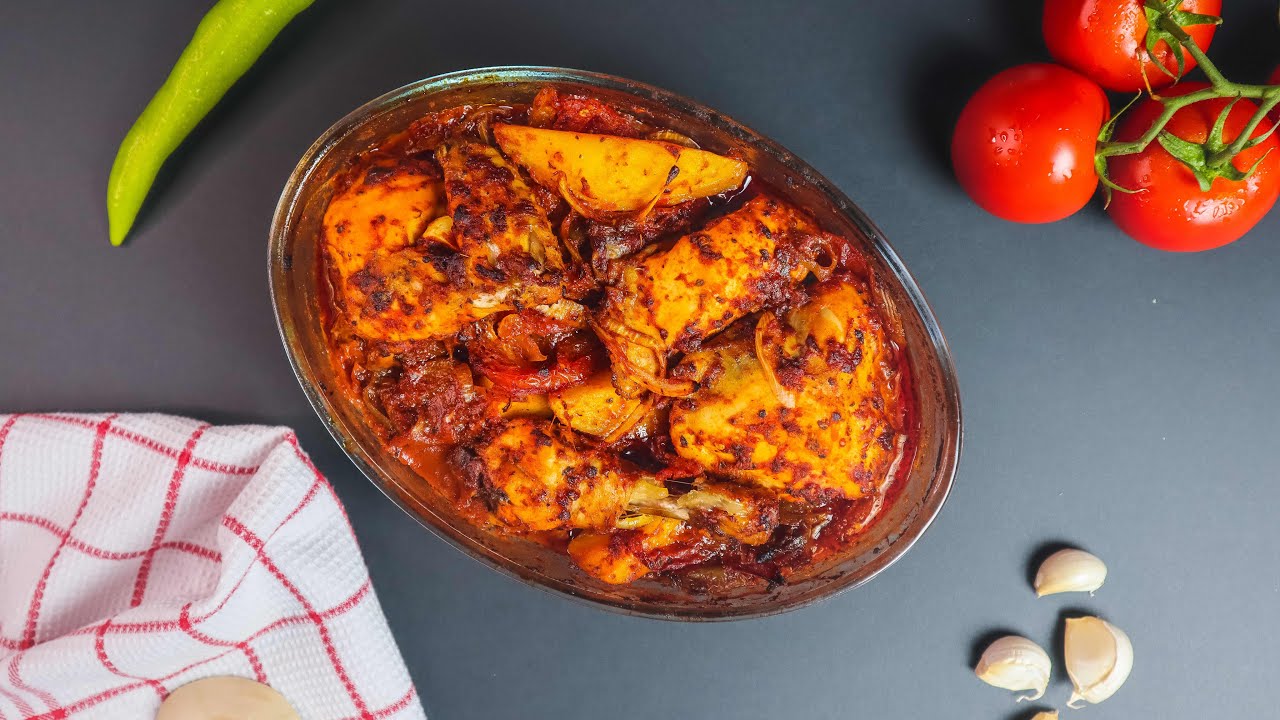 طاجين دجاج وبطاطا في الفرن بكل بساطة وسهولة - مصطفى صلاح