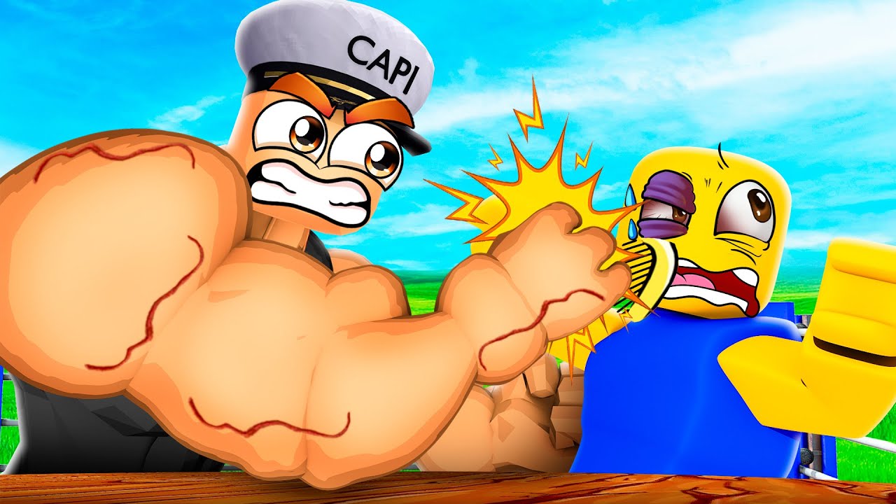 Becoming POWER SLAP CHAMPION in ROBLOX