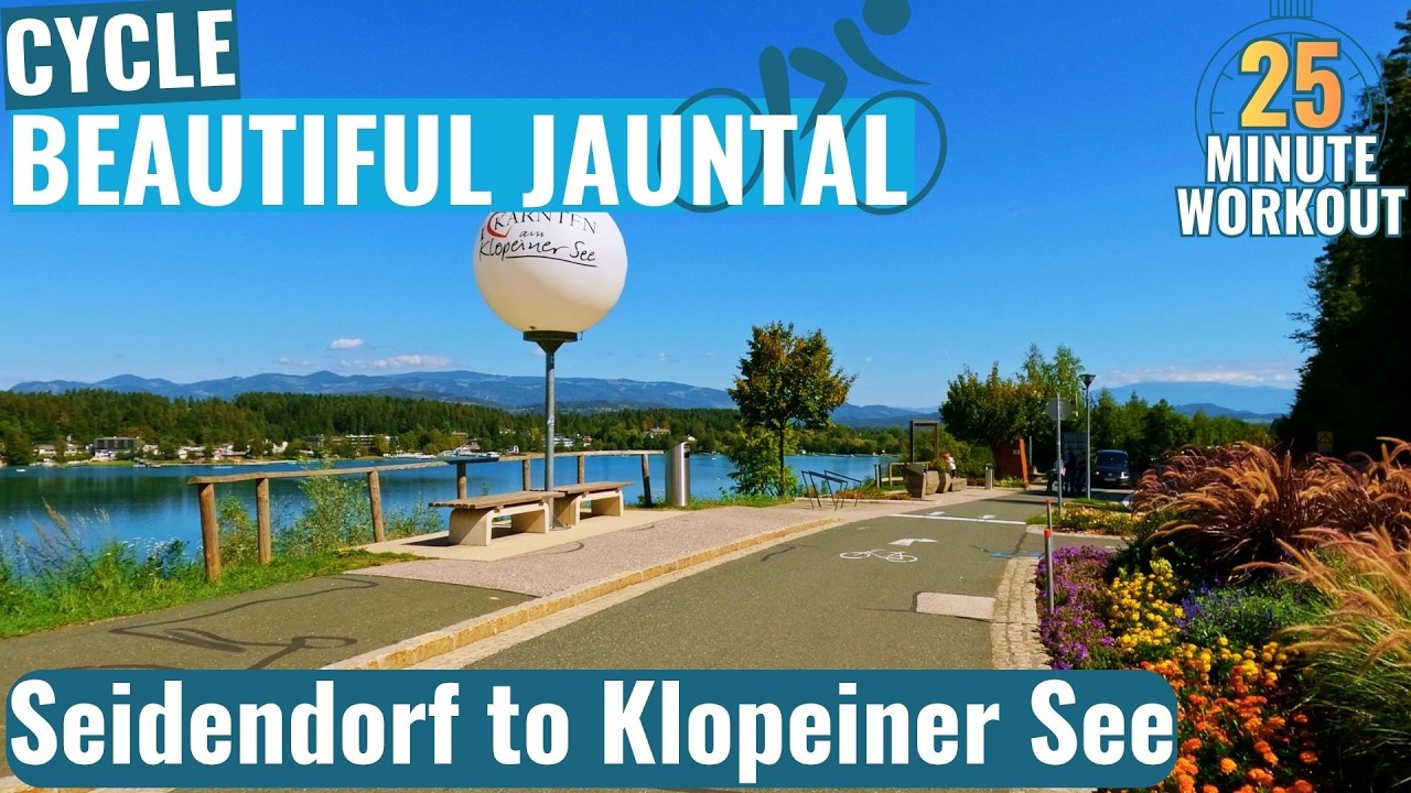 Late Summer Cycling in the Jauntal Part 4 🌞😎🚴‍♂️Indoor Cycling Video 🚴‍♂️😎🌞 without telemetry