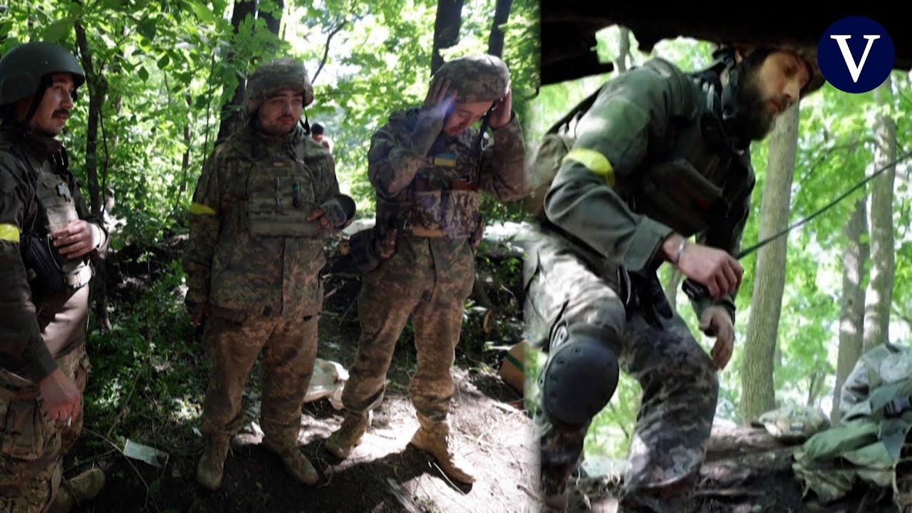 En el interior de un campamento ucraniano en la línea del frente del Donbass