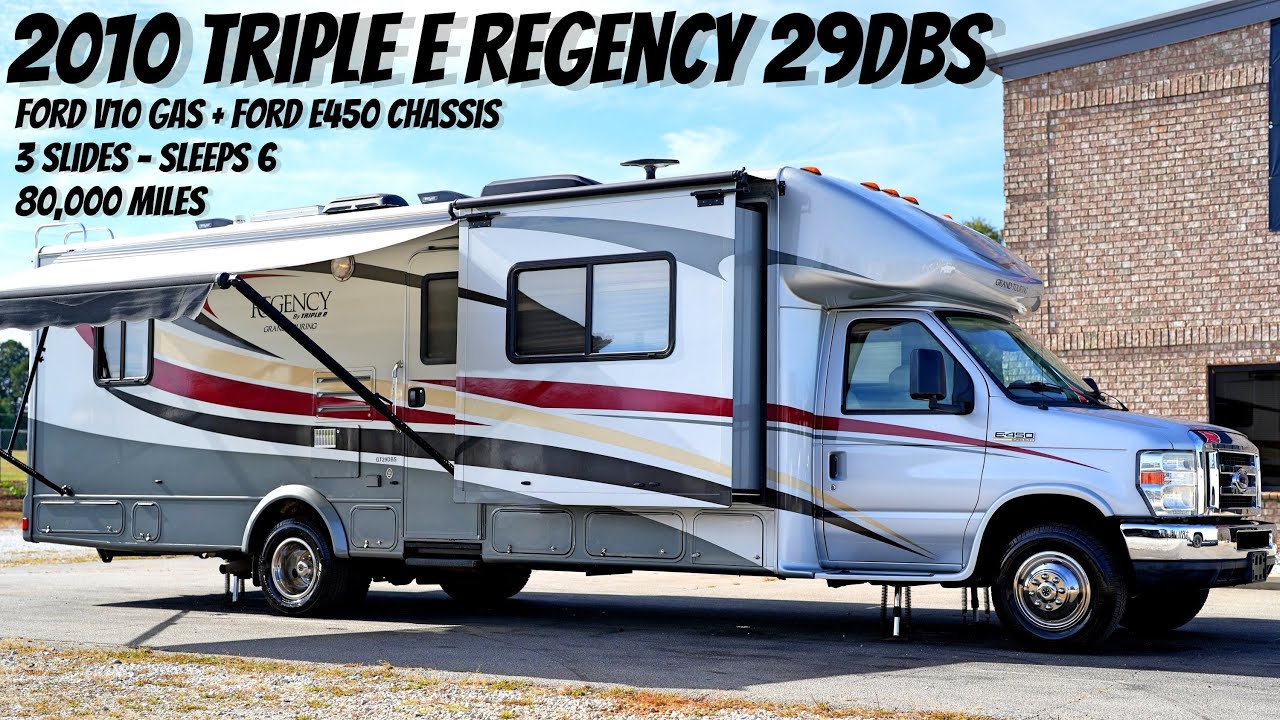 2010 Triple E Regency 29DBS Ford V10 Gas C Class Motorhome from Porter&rsquo;s RV Sales - $54,900