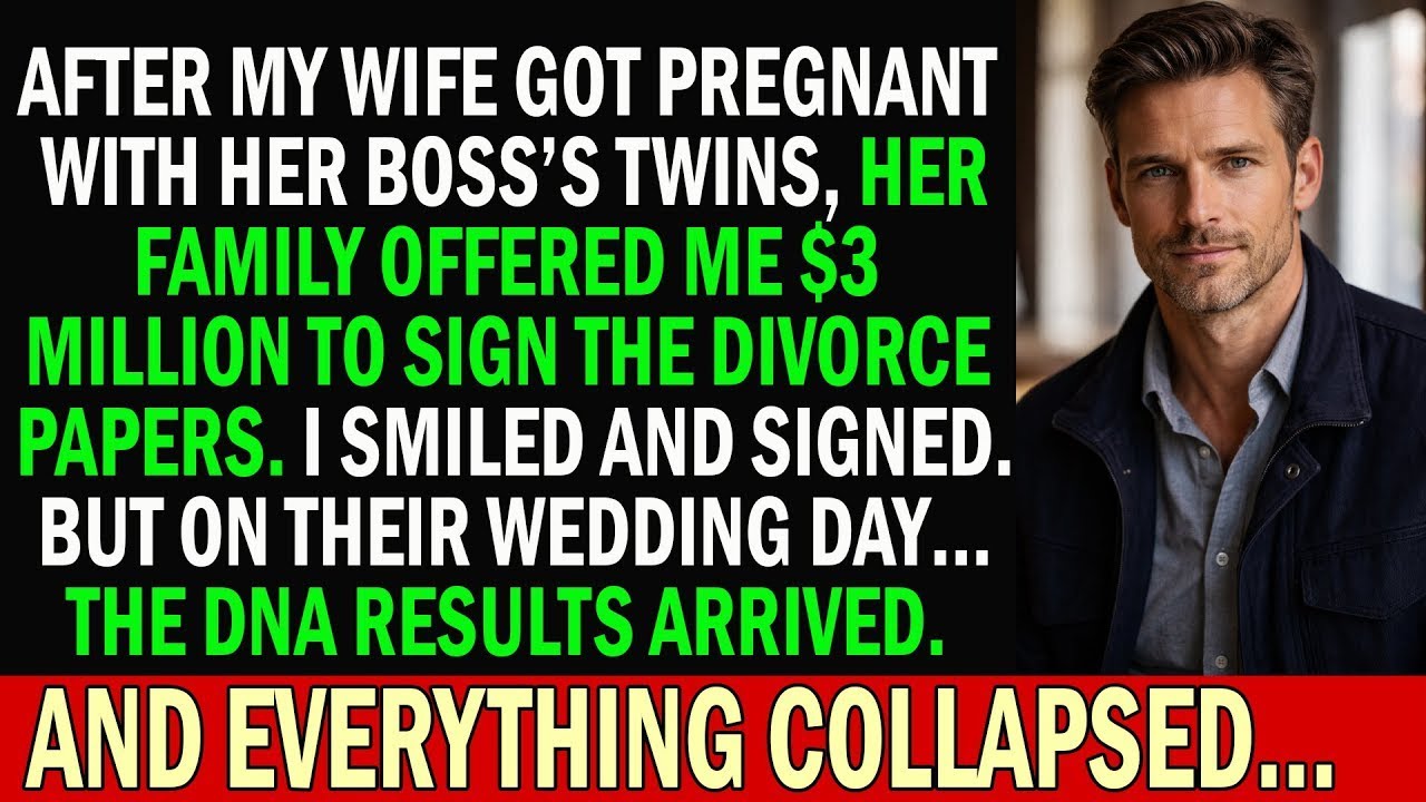 I Signed the Divorce for $3 Million. On Their Wedding Day, the DNA Results Collapsed Everything…