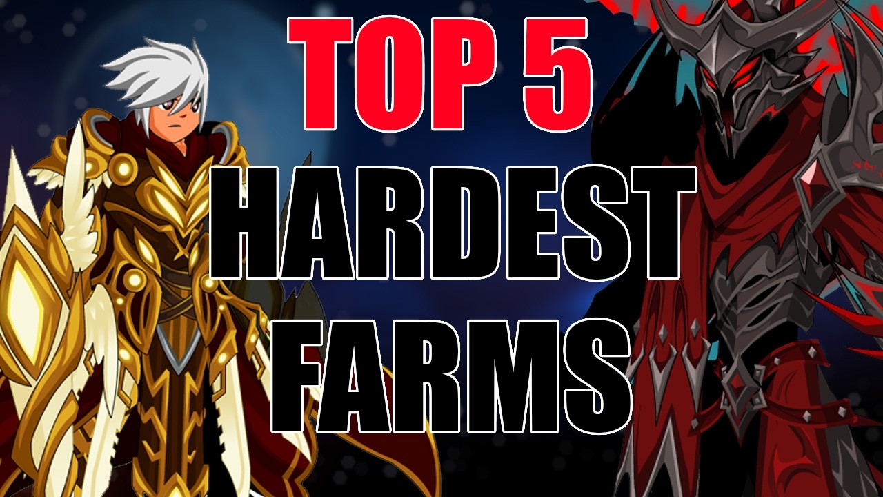 ТОП-5 самых сложных предметов для фарма в AQW