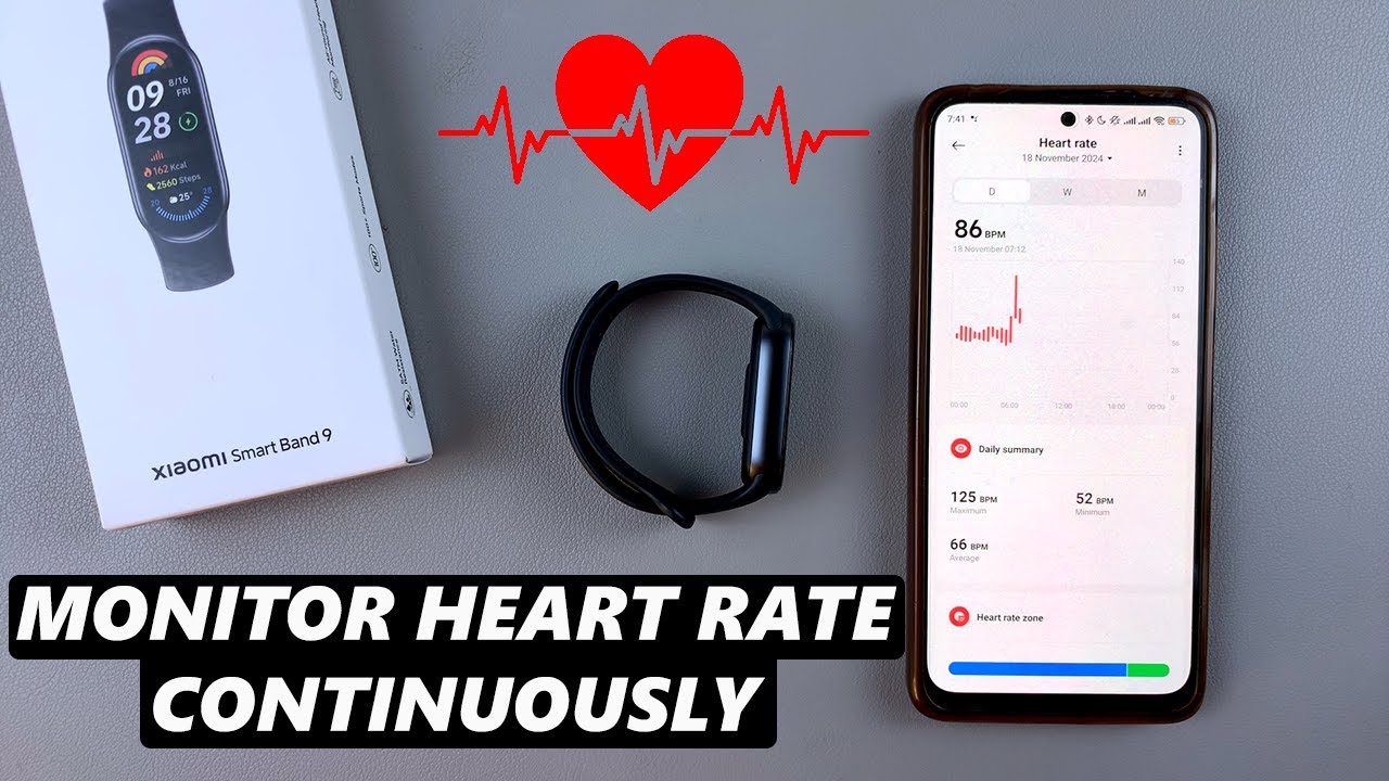 Xiaomi Smart Band 9: How To Turn ON Continuous Heart Rate Monitoring