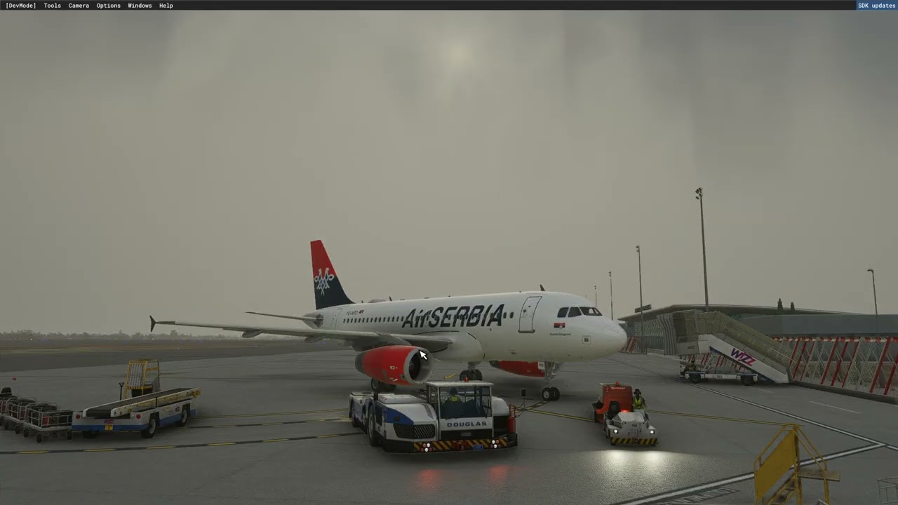 Horizon Sim A319 LVFR mod for MSFS IAE V2500 new engines soundset