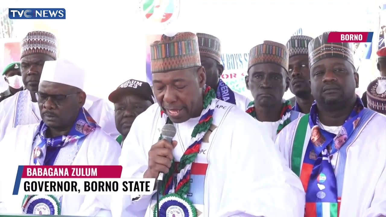 2023: Governor Zulum Flags Off Re-election Campaign In Maiduguri