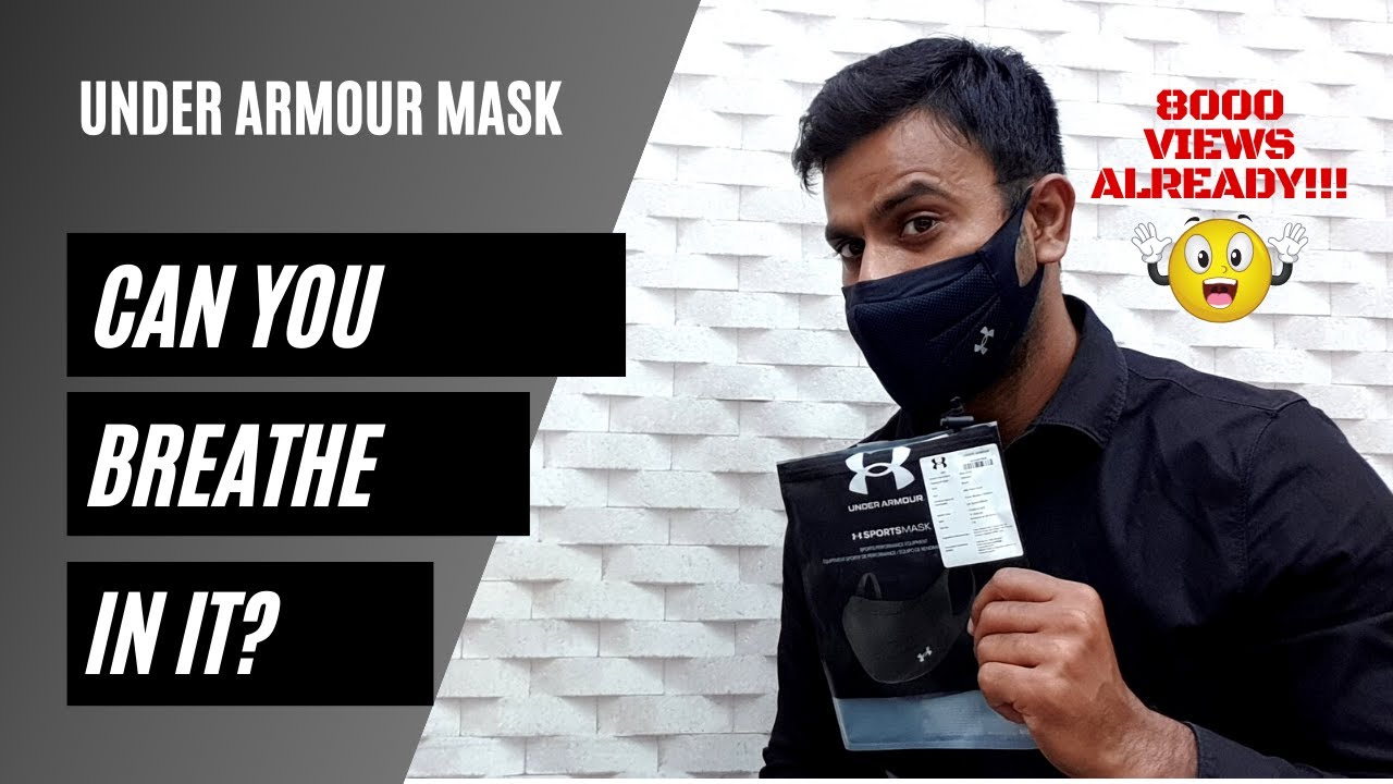 Under Armour Sports Mask India Unboxing for Covid 19 and Omicron