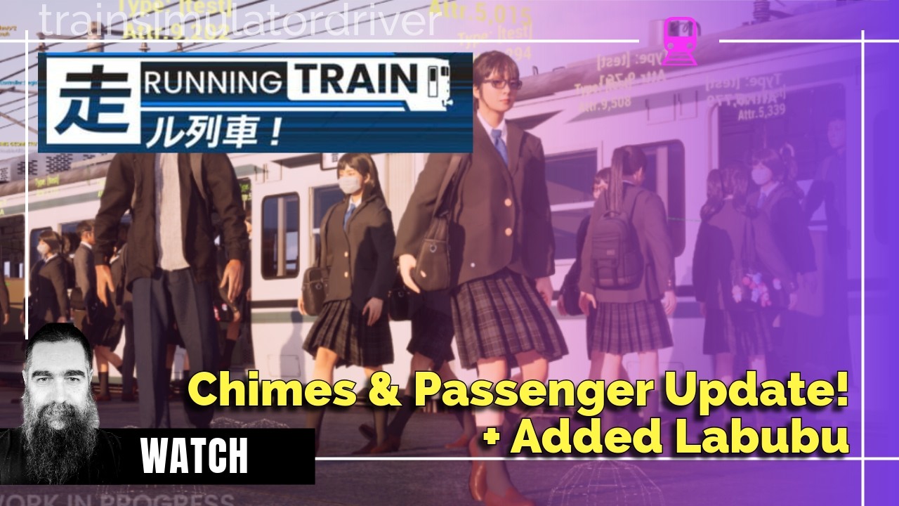 Running Train BIG August Update! | NPC Passengers, Station Chimes & Price Increase Warning