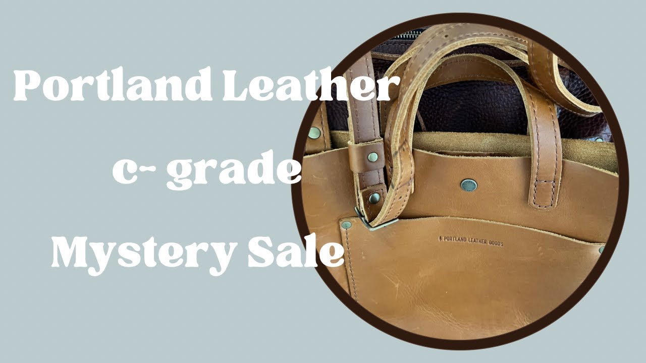 @Portland Leather  C- grade Mystery sale review | Crossbody Mini Tote Honey