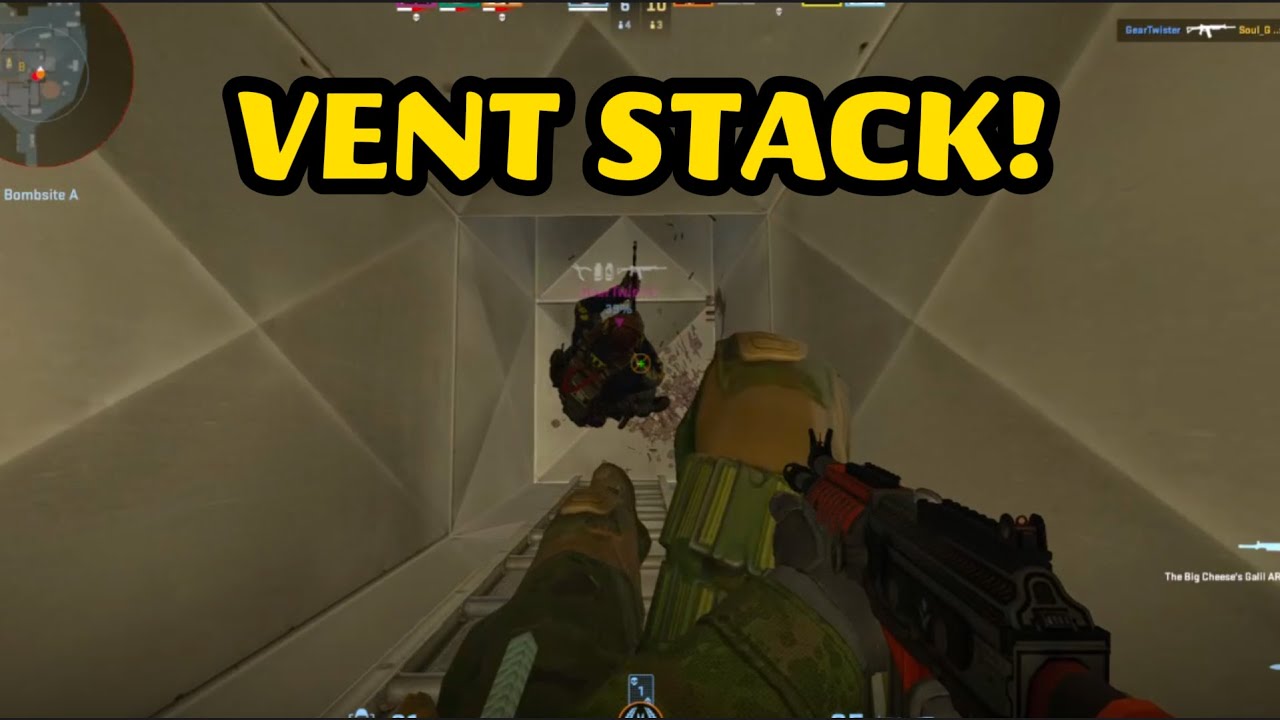 Stacking In The Vent Doesn't End Well... - Counter Strike 2