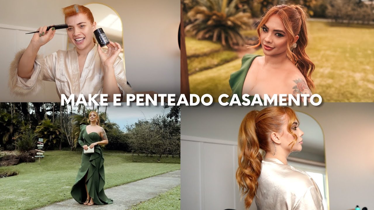PENTEADO E MAQUIAGEM PARA CASAMENTO - Madrinha