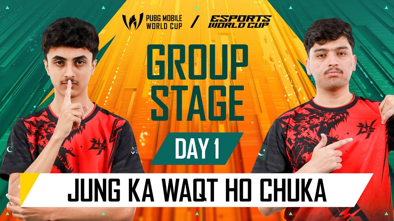 [URDU] 2025 PMWC at EWC Group Stage Day 1 | PUBG MOBILE WORLD CUP at ESPORTS WORLD CUP