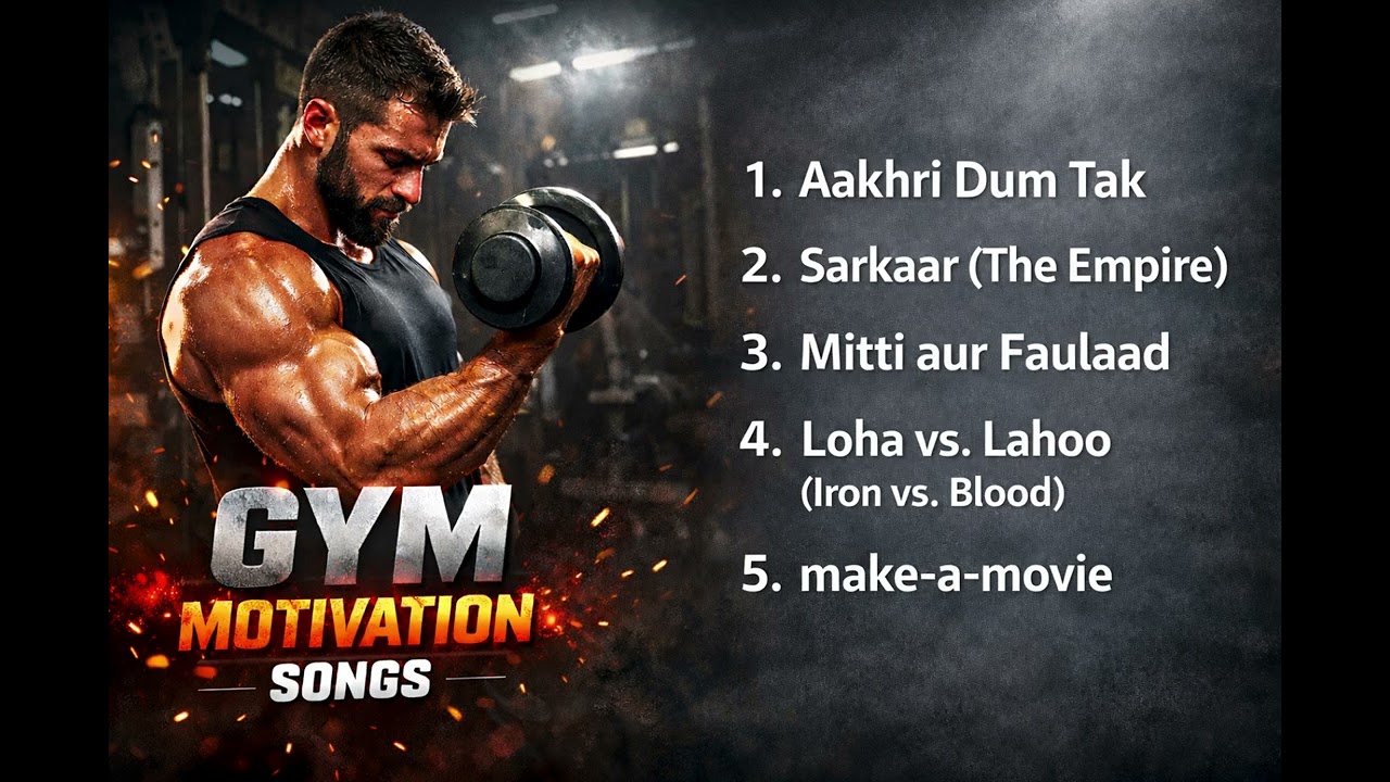 GYM MOTIVATION SONGS 💪 | Aakhri Dum Tak | Sarkaar | Mitti Aur Faulaad | Workout Motivation