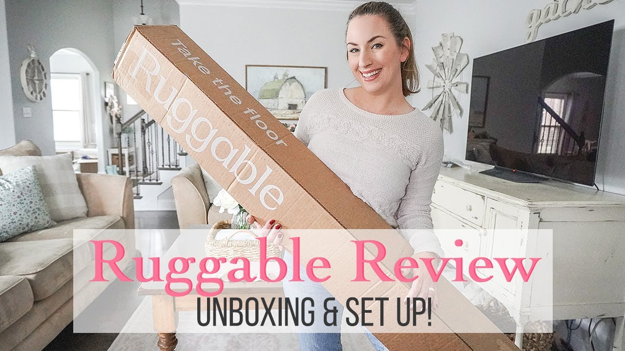 Customer Review! Spring 2023 Ruggable Washable Rug Unboxing & Set Up!