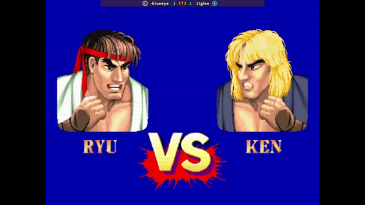 블루아이 VS 1tglee