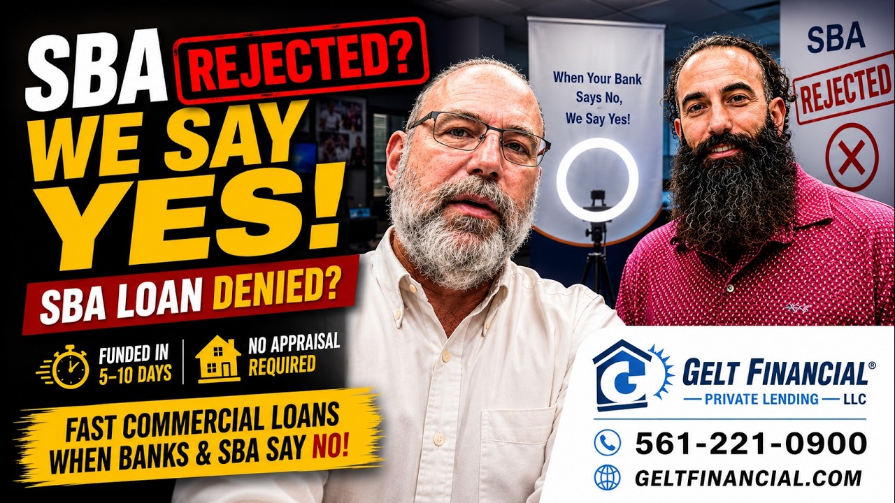 SBA Loan Declined? Here's a Fast Commercial Loan Alternative | Gelt Financial