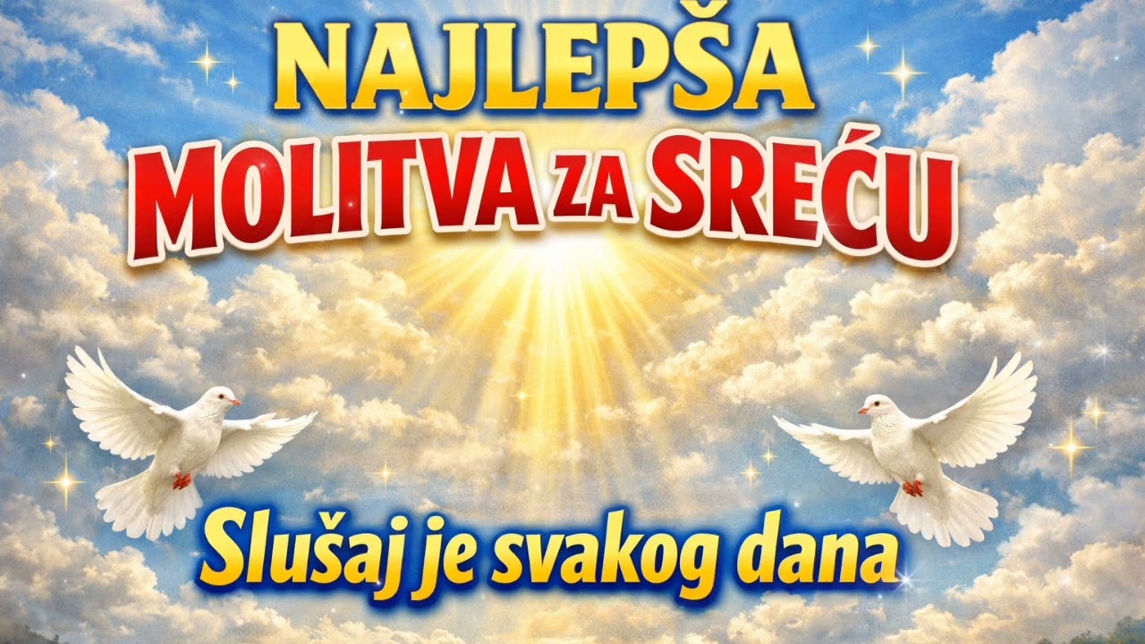 NAJLEPŠA MOLITVA ZA SREĆU, SLUŠAJ JE SVAKOG DANA I BOG ĆE TI POSLATI VIŠE NEGO ŠTO ŽELIŠ