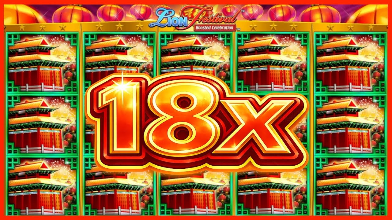 ★★$450 BETS★★JACKPOTS★★LION FESTIVAL HIGH LIMIT SLOT MACHINE BUENO DINERO MUSEUM SLOTS (KONAMI)