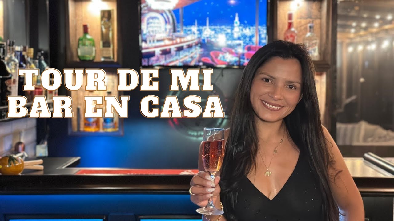 ✨Tour de mi propio Bar en casa🍸 Monserrate's Bar 💕 Ideas para tener un Bar en casa 🍷Inspiración real