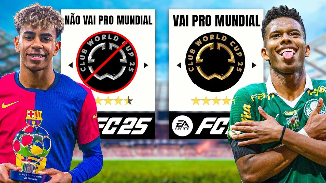 VÃO PARA O MUNDIAL vs NÃO VÃO PARA O MUNDIAL da FIFA 2025 no EAFC25
