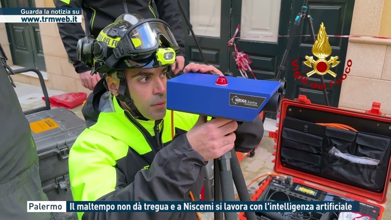 Palermo - Il maltempo non dà tregua e a Niscemi si lavora con l'intelligenza artificiale