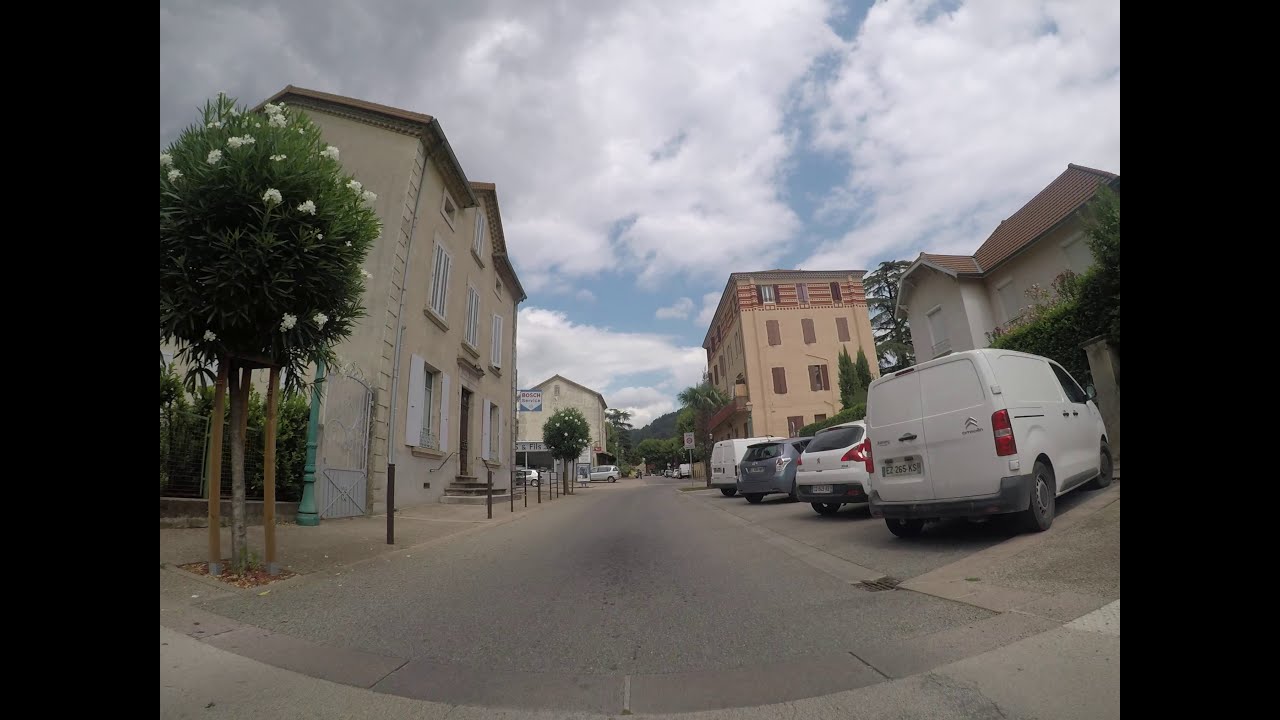 Ardèche 07 : Vals Les Bains 07600 : direction Antraigues Sur Volane 07530 : aout 2019