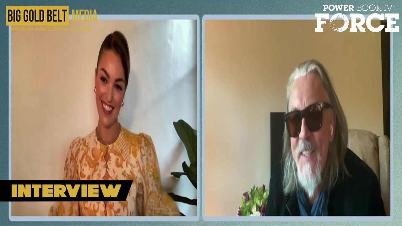 Lili Simmons (Claudia Flynn) & Tommy Flannagan (Walter Flynn) Interview - Power Book IV Force (2022)