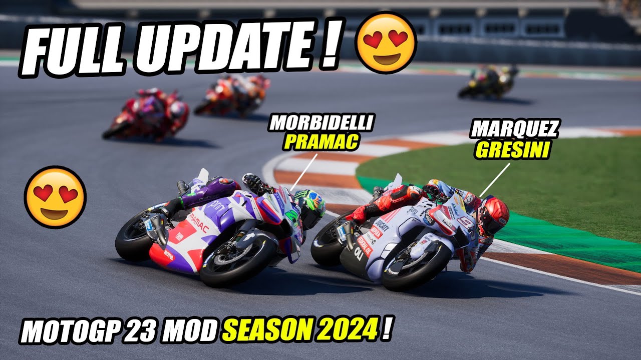 AKHIRNYA RILIS!😍 MOTOGP23 MOD SEASON 2024😎 FULL REVIEW❗