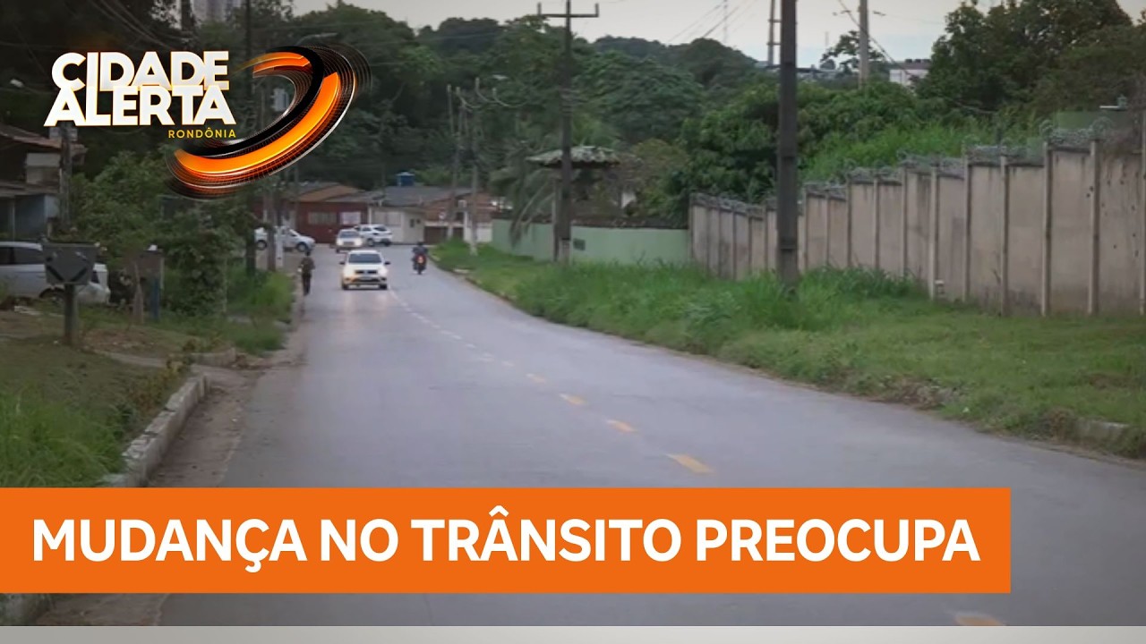Mudança no trânsito da Estrada do Santo Antônio gera dúvidas