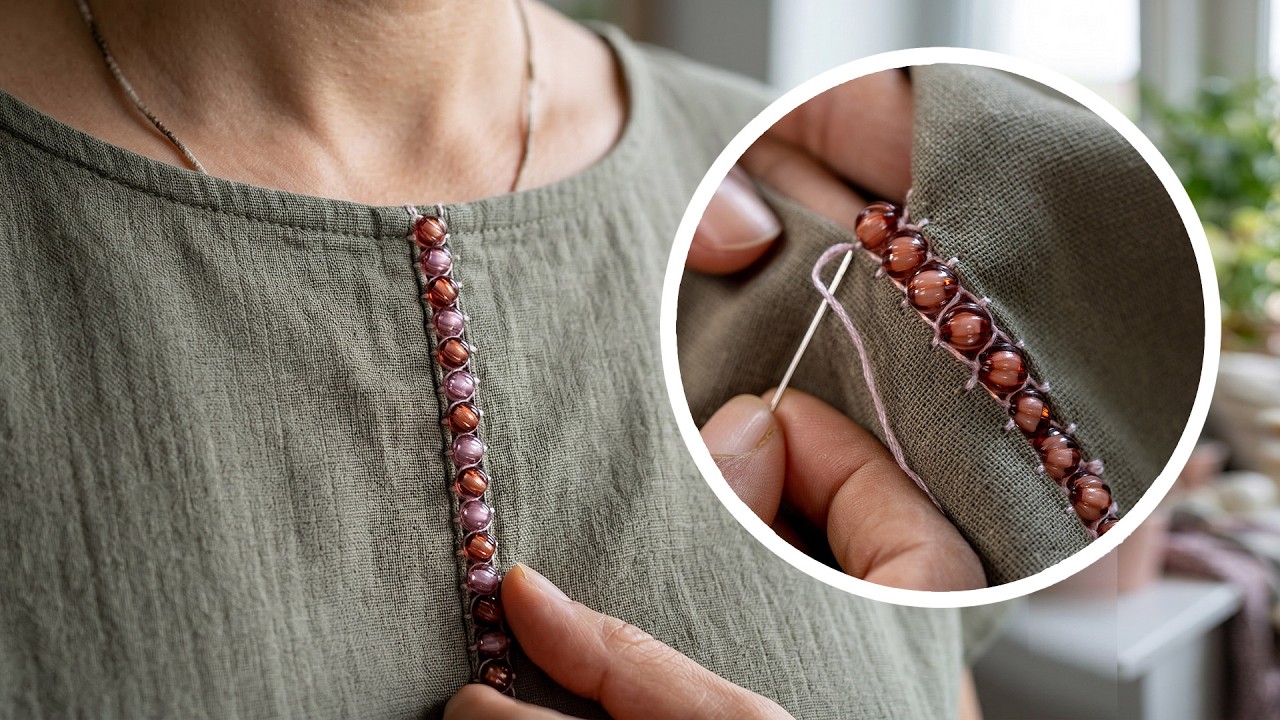 How to Add Decorative Bead Embroidery to Clothes