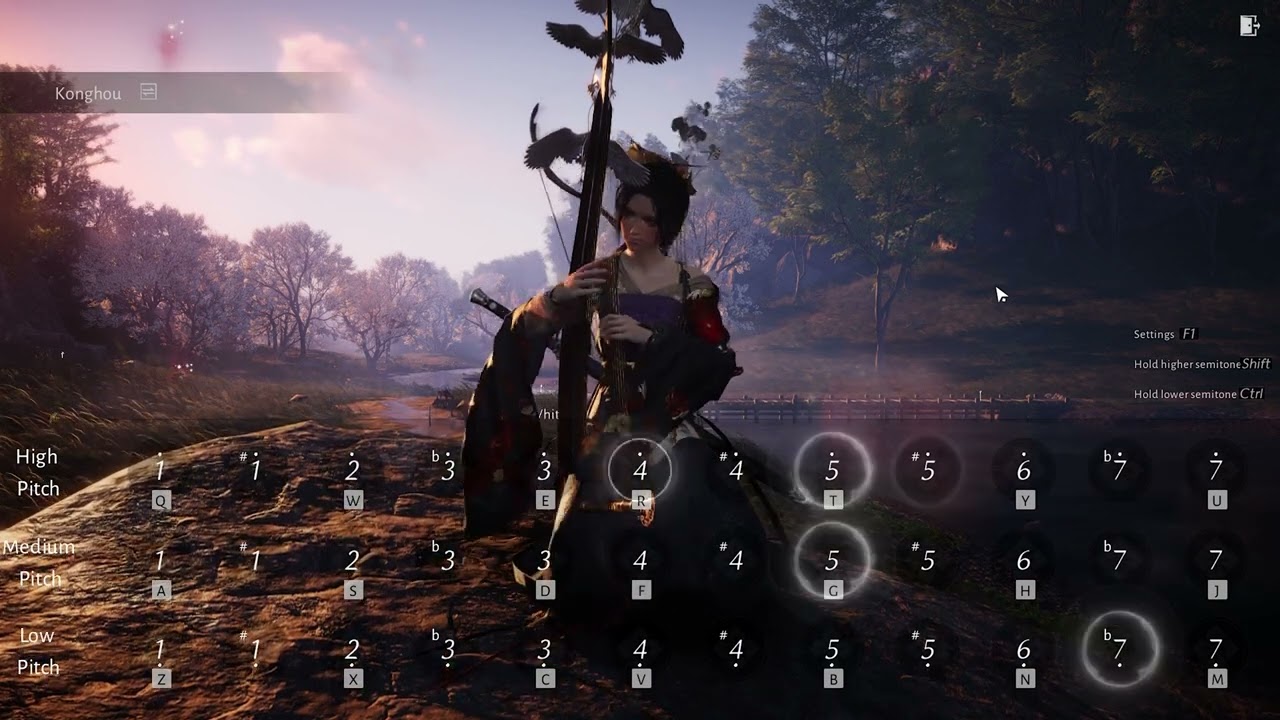 Where Winds Meet - Running Up That Hill (A Deal With God) Konghou Performance (Extended)