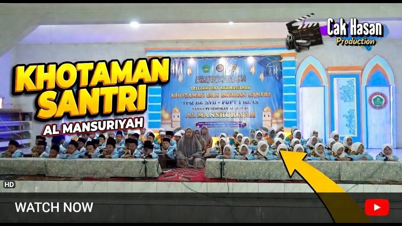 Prosesi Pembacaan Juzz Amma | Khotaman dan Imtihan Santri TPQ Al Manshuriya