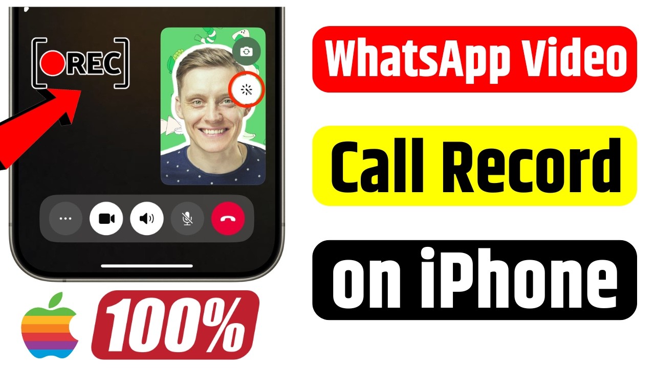 How to Record WhatsApp Video Calls on iPhone | iPhone Me WhatsApp Video Calls Kaise Record Kare