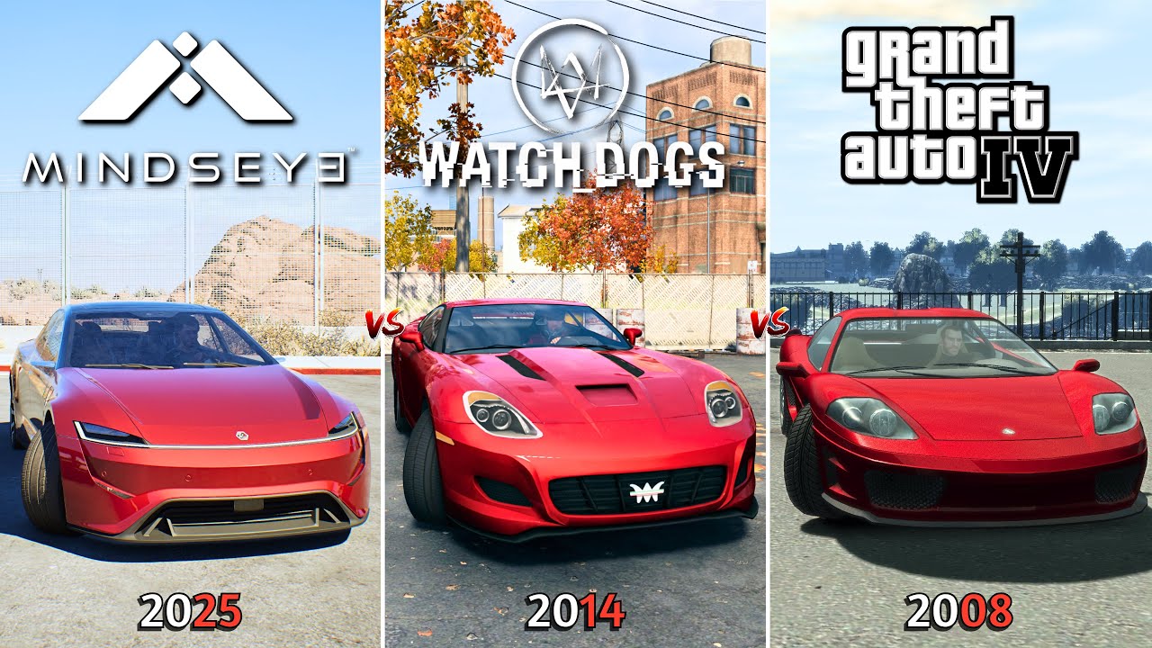 MindsEye vs Watch Dogs vs GTA IV - Graphics and Details Comparison