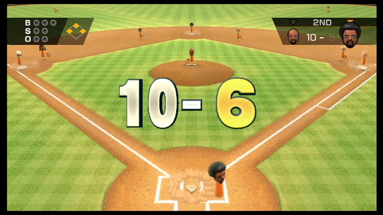 Wii Sports - Baseball: Matt VS. Patt