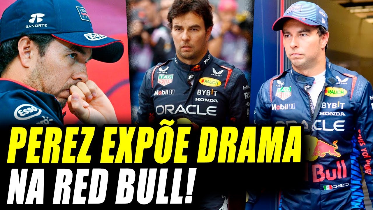 F1: PEREZ EXPÕE BASTIDORES TENSOS E DETALHA SUA QUEDA NA RED BULL!