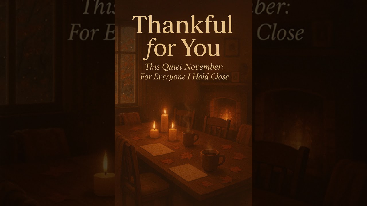 Thankful for You This Quiet November: (For Everyone I Hold Close) Official Audio