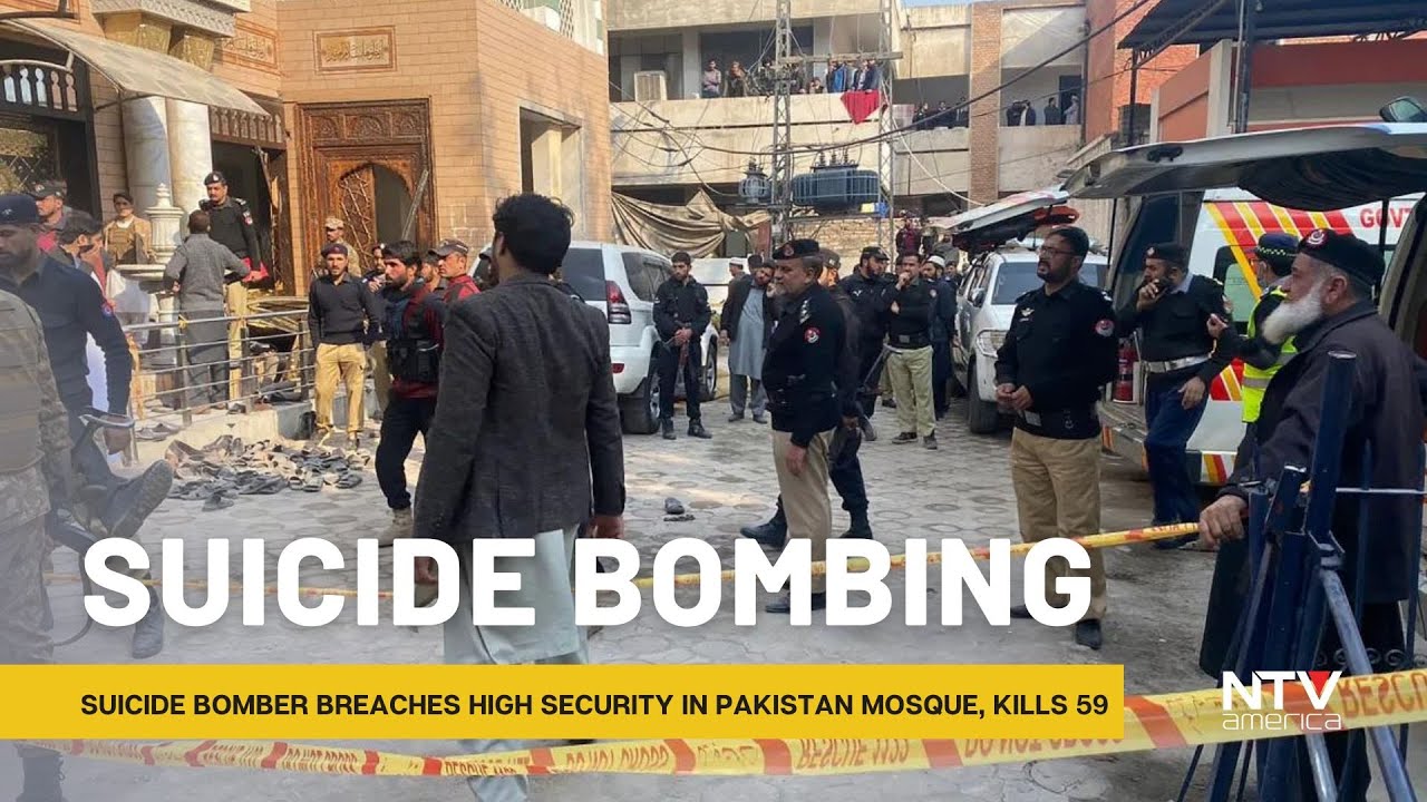 Suicide bomber breaches high security in Pakistan mosque, kills 59