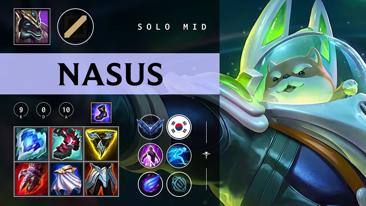 Nasus Mid vs Corki - KR Diamond Patch 26.01