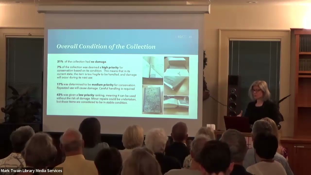 Mark Twain Library Association’s 2025 Annual Meeting: Preservation of Mark Twain's books